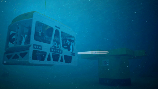 La cámara NAV CAM SUBSEA se utiliza por ejemplo en el vehículo teledirigido ROV ARGOS