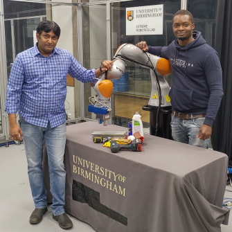 Dr. Naresh Marturi, Senior Research Scientist, Maxime Adjigble, Robotics Research Engineer