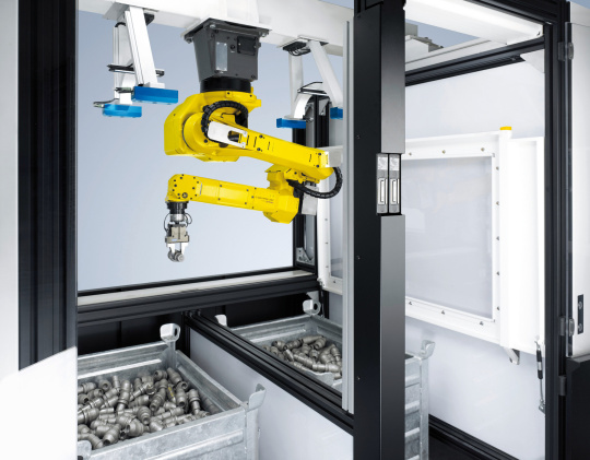 En cada contenedor se instalan dos cámaras fijas Ensenso N10 estéreo 3D