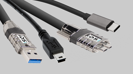 Cables USB con distintos tipos de conectores USB