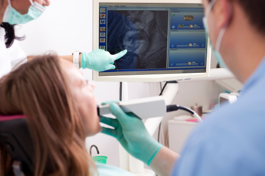 Las cámaras IDS proporcionan datos con fines de diagnóstico en odontología.