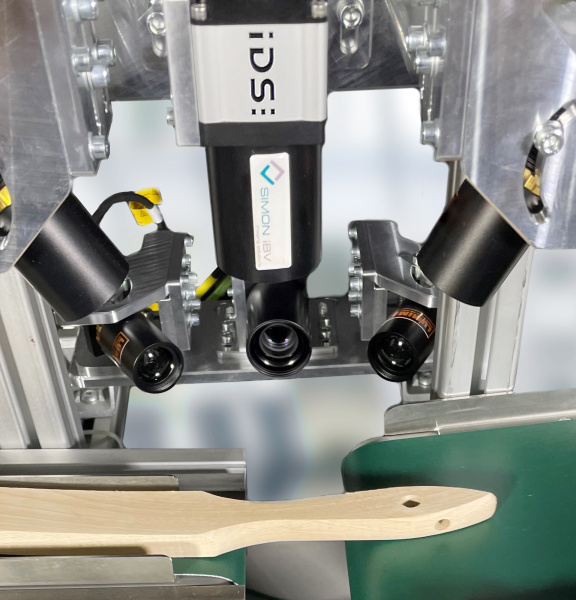 Control totalmente automático de cuerpos de madera