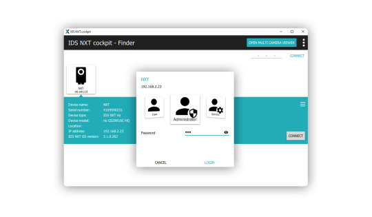 IDS NXT cockpit Finder Screenshot