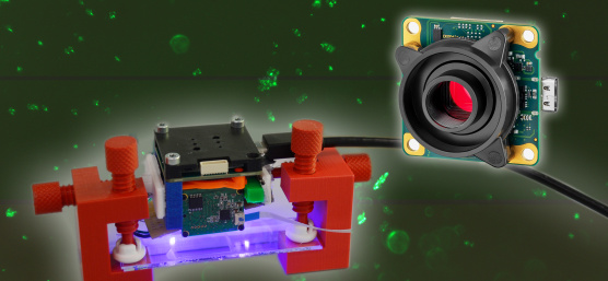 Cámara board level IDS a bordo de un prototipo de minisatélite para la investigación celular
