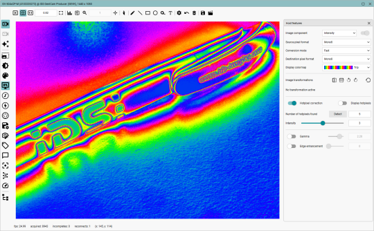 Visualización incorrecta del color en el IDS peak Cockpit