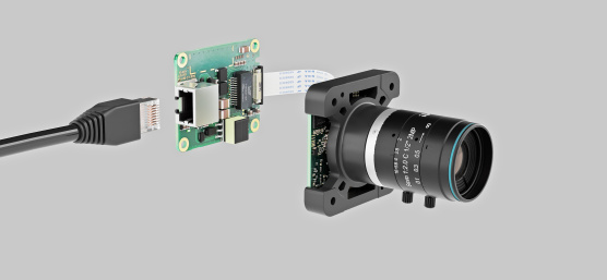 Cámara industrial modular de IDS con conexión GigE