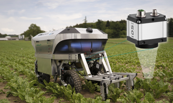 Un robot inteligente con una cámara industrial uEye+ elimina la necesidad de herbicidas