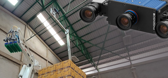 Despaletización automatizada 3D con procesamiento de imágenes integrado