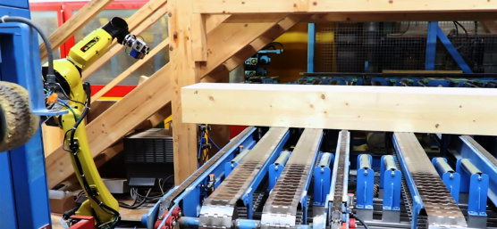 Reconocimiento 3D e impresión automáticas de vigas de madera