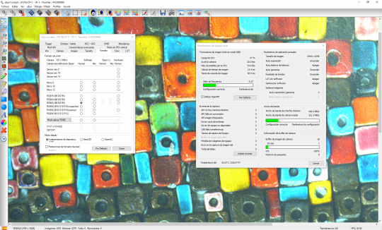 IDS Software Suite: uEye Cockpit - ajustes de formato