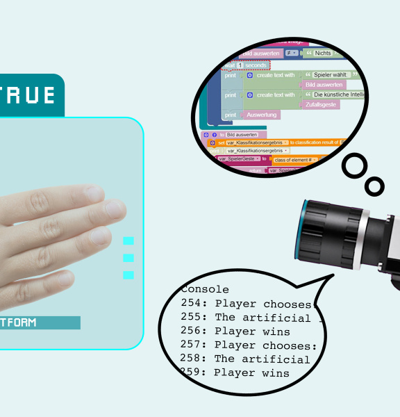 Jugar a "piedra, papel o tijeras" contra una app de visión artificial basada en IA
