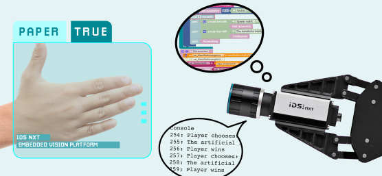 Jugar a "piedra, papel o tijeras" contra una app de visión artificial basada en IA