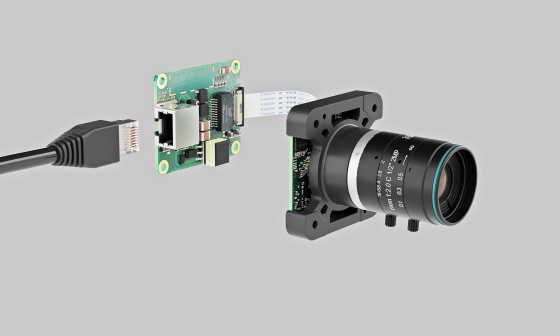 Cámara industrial modular de IDS con conexión GigE