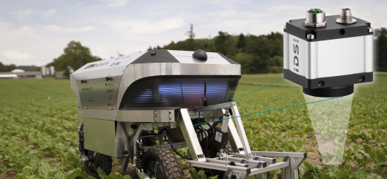 Un robot inteligente con una cámara industrial uEye+ elimina la necesidad de herbicidas