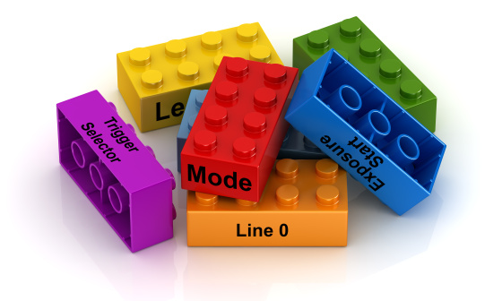 Los ladrillos de pinza Lego con etiquetas siguen desorganizados