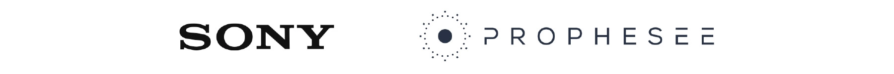 Logotipos de Sony y Prophesee