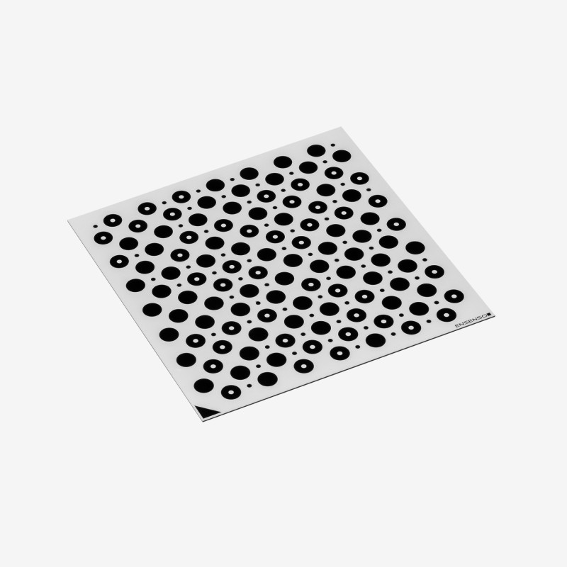 Placa de calibración Ensenso, 390 mm, vidrio
