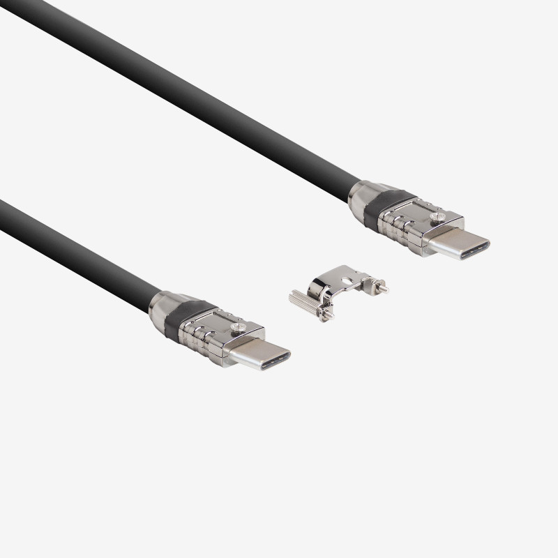 USB 3, cable estándar, recto, atornillable, 3 m