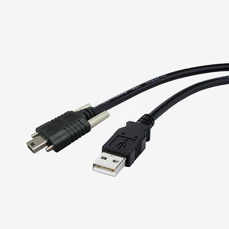 USB 2.0, atornillable,  3 m