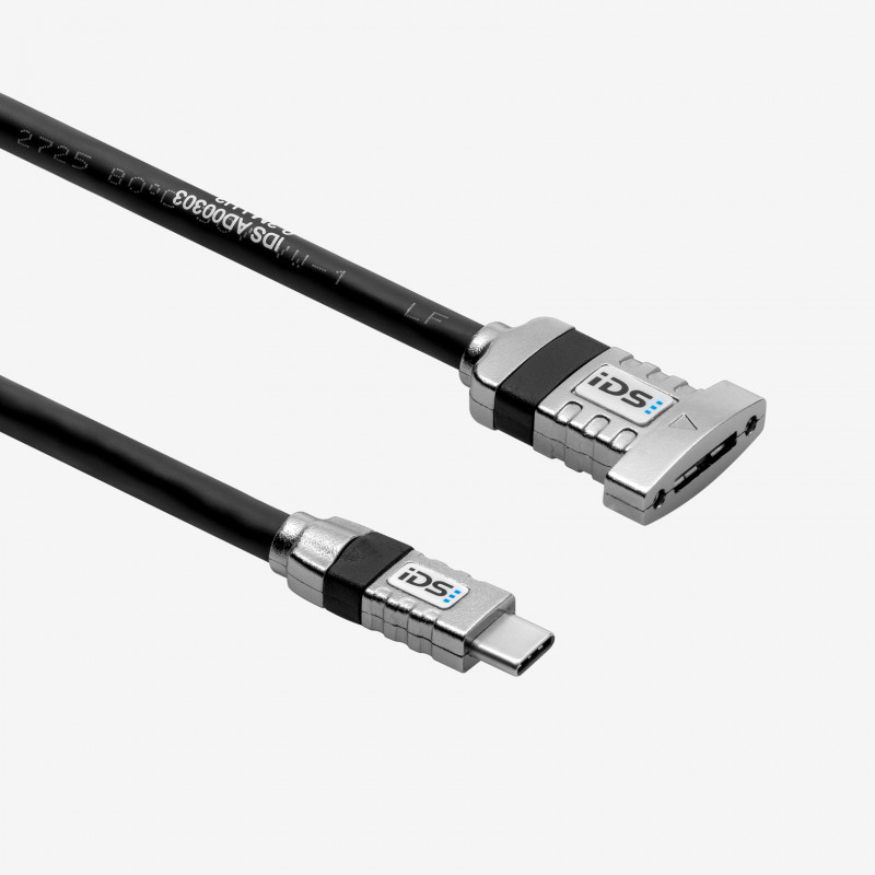 USB 3, cable adaptador, recto, atornillable, 0,3 m