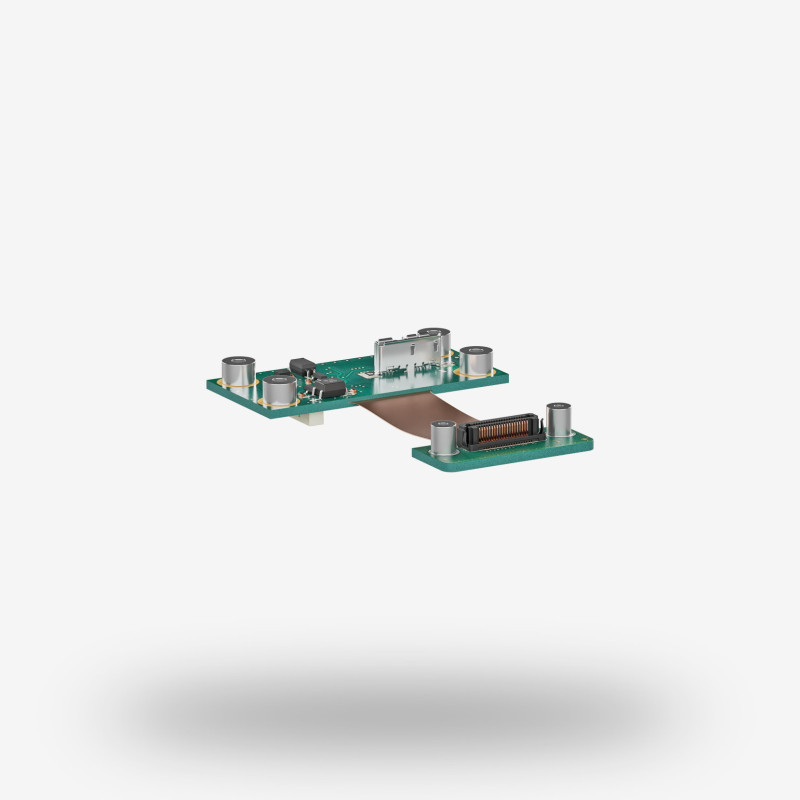 Placa de conector USB3 MicroB, Flex